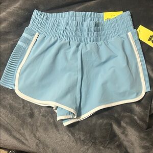 Women's Athletic Shorts in Sky Blue